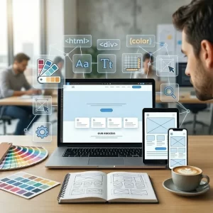 Professional Web Design Workspace